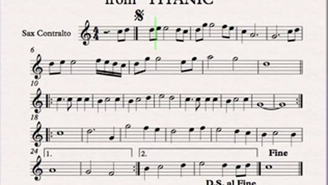 My Heart Will Go On - Titanic - Alto Saxophone смотреть онлайн
