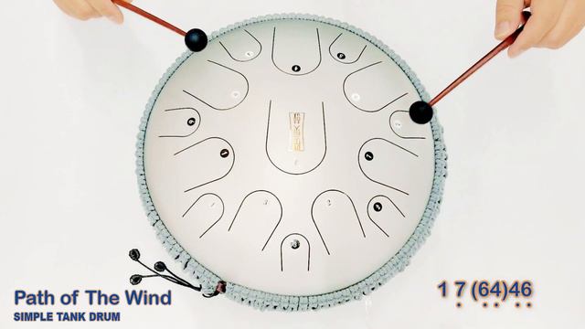 Path Of The Wind (My Neighbour Totoro Ost)  - Simple Tank Drum Cover with Tabs смотреть онлайн