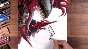Drawing Venom & Carnage | drawholic