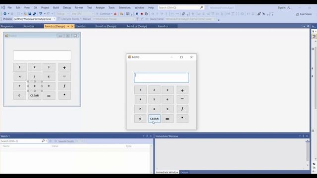 Calculator in C# winforms application | step-by-step create calculator смотреть онлайн