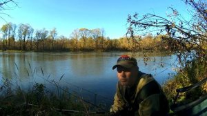 Ловля осеннего карася. Рыбалка на реке Сура.