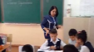 Фрагмент урока русского языка в 5"А" классе на тему "Текст.Обучающее изложение"