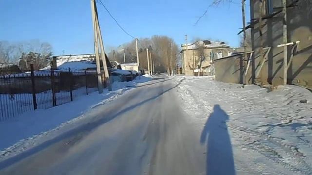 Караганда | переулок Авиаторов зимой | с маркировкой "А"