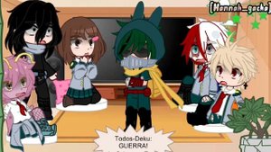 MHA reagindo ao Deku Dark (Vigilante) + English subtitles/ @hannah_gacha307/ aviso na descrição.