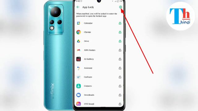 Infinix note 11 fingerprint app lock / infinix note 11 me app lock kaise kare/infinix app lock