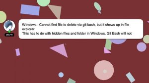 Windows : Cannot find file to delete via git bash, but it shows up in file explorer