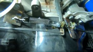 делаем лёгкий газ на мотоснегокате DRAXSTER