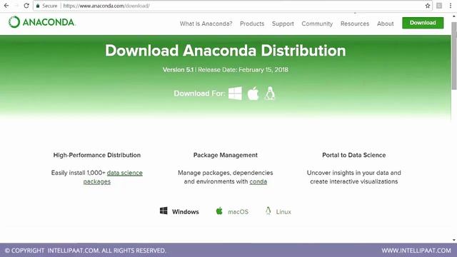 Python Anaconda Installation | Learn How to Install Anaconda on Windows | Intellipaat