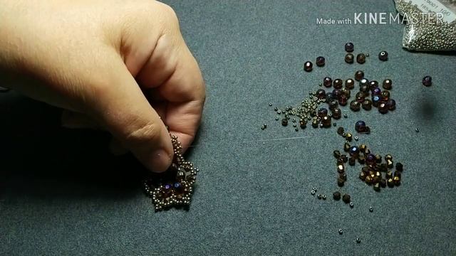 Колье из бисера и бусин "ШАМАХАНСКАЯ ЦАРИЦА". Necklace made of beads and beads "SHAMAHAN TSARINA"