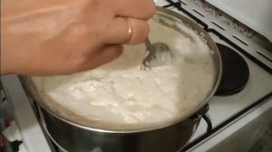 Творог из козьего молока.