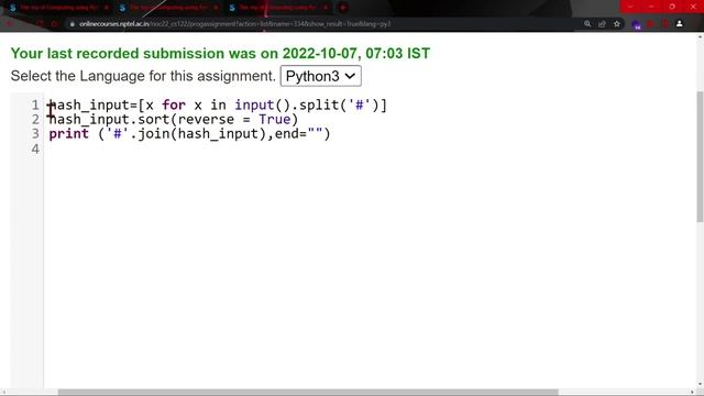 NPTEL The Joy of Computing using Python Week 11 All Programming Assignment Solution  2022 |IIT Ropa