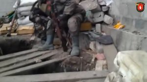 Эксклюзивные кадры боя бойцов ИБ "Пятнашка". Пески (Весна 2015 г)