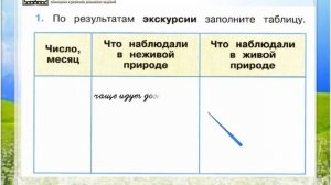 Задание 1 В гости к осени - Окружающий мир 2 класс (Плешаков А.А.) 1 часть