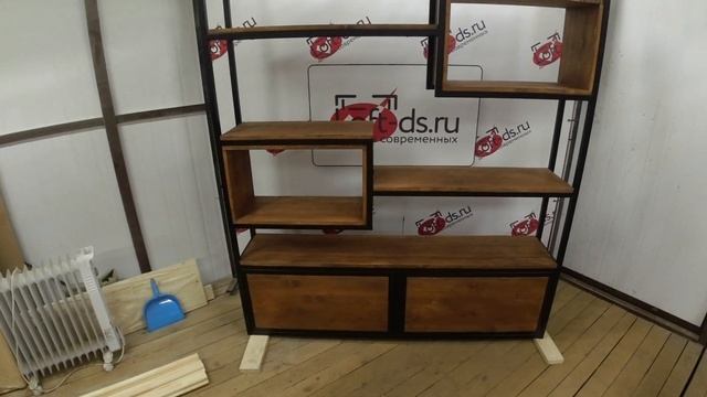 Стеллаж (стиль лофт) смотреть онлайн