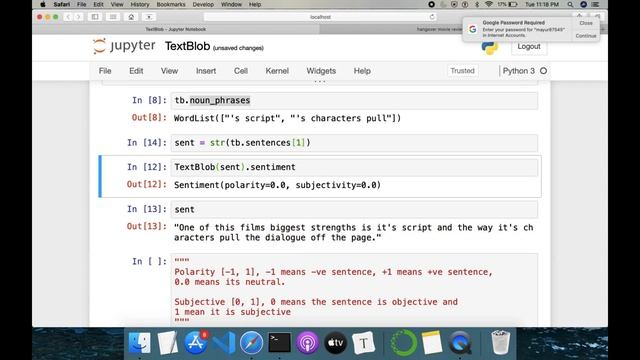 NLP and Text Processing Using TextBlob