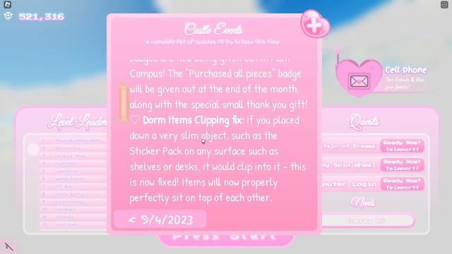 NEW ROYALE HIGH UPDATE OUT! NEW MAP & ARRIVAL SCREEN GOT ADDED BACK! MINI UPDATES! ROBLOX Campus 3 смотреть онлайн