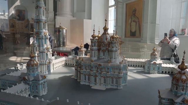 Макет Смольного монастыря по замыслу Растрелли смотреть онлайн