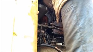 Старый экскаватор Драглайн ЭО5111б.  Хитачи курят в сторонке.