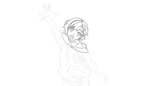 Desenho Digital - Personagem do meu mangá смотреть онлайн