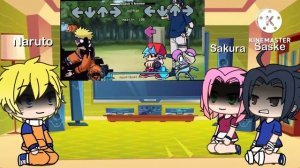 Реакция на персонажи на мод Наруто глитч