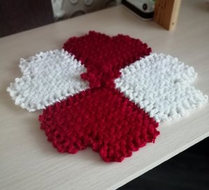 Салфетка _Love_ крючком! Мк