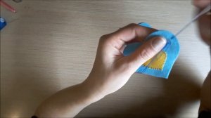 #4 Puntadas básicas para coser fieltro  // Виды швов для соединения деталей из фетра.