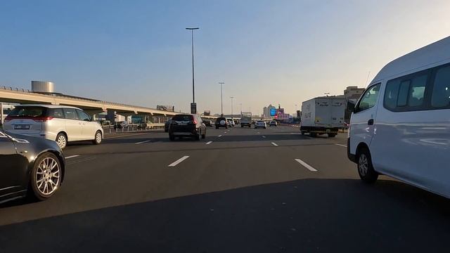 Dubai Driving Downtown [4k] Sheikh Zayed Road, Skyscraper, Burj Khalifa, Palm Islands Jumeirah смотреть онлайн