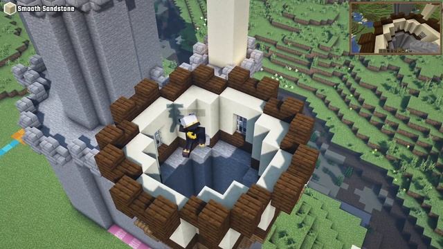 Minecraft | How to Build a Easy Castle | Small Castle Tutorial смотреть онлайн