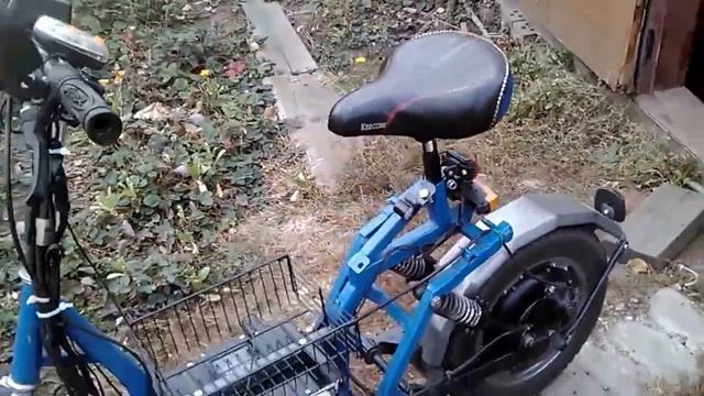 Самодельный электро скутер 1,5 киловатт.48v смотреть онлайн