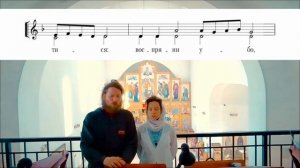 Кондак Великого Канона "Душе моя". Древний распев