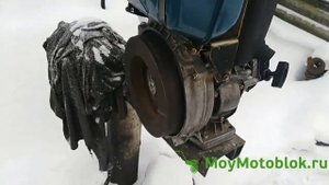 Работа дизельного двигателя Robin Subaru DY42D (DY42-2D)