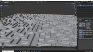 Make a 3D Maze with one Click in Blender /// Blender 2.82 Tutorial