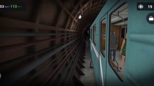 симулятор метро поезд метро Яуза(2)