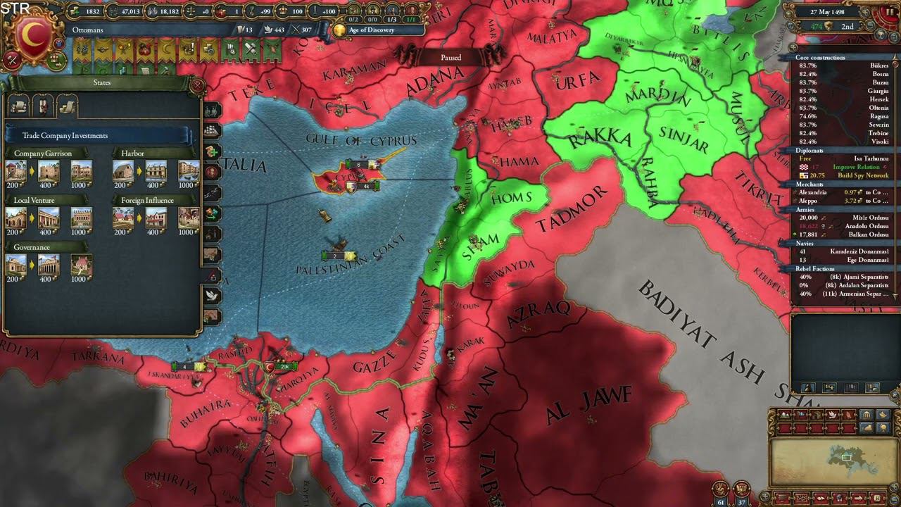 Europe Universalis IV 1.34.5 Casual ottomans часть 7.