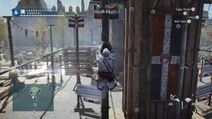 Assassin's Creed Unity - Tournament Co-op mission flags (solo)