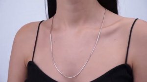 ЦП150УКА1ПгР-С888. Цепочка Ювелирный завод Титан из серебра. Снейк