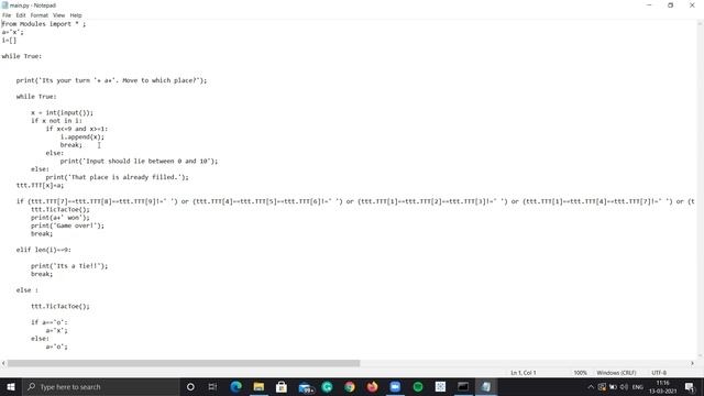 Explaining My TicTacToe project