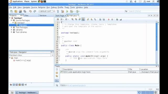 Sample java application in netbeans смотреть онлайн