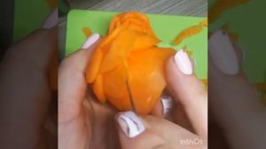 Роза из моркови