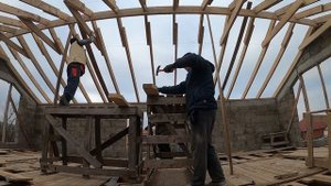 СВОИМИ РУКАМИ СТРОИМ ДОМ в стиле Барнхаус.Часть №4 .КРЫША