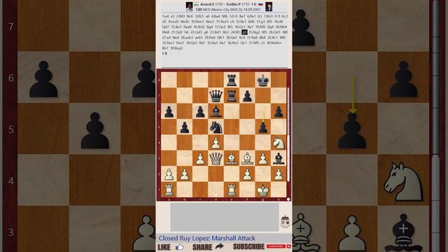 World Championship 2007, Mexico City, Mexico - Round: 5 || Viswanathan Anand vs Peter Svidler
