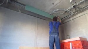 Монтаж потолков из гкл