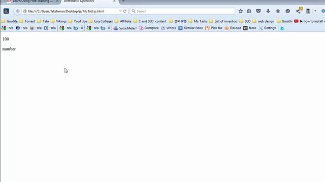 How to Assign Number to Variable Number Data Type JavaScript Telugu | VLR Training Class 09