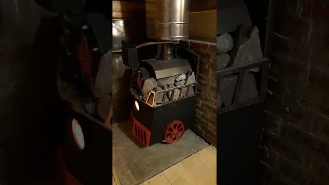 Печь паровоз 14-18 от термофор в действии. смотреть онлайн