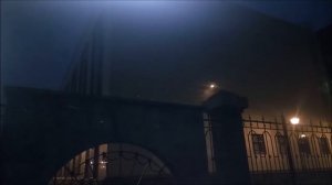 Уличный лазерный проектор на фасад дома