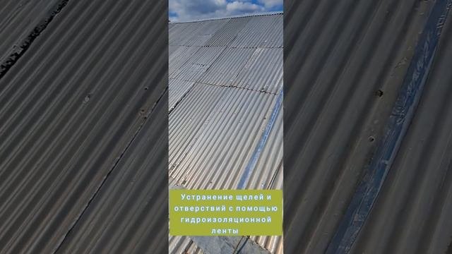 Покраска металлической крыши