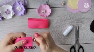 Проще не бывает!!! Самый простой цветок из фоамирана /Бантики из репсовых лент, кружева и фоамирана