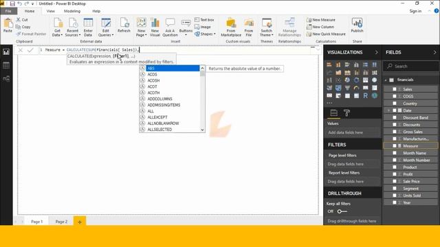 ENDOFMONTH function (DAX) - ENDOFMONTH function DAX In Power BI Desktop