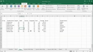 #103-Excel Tutorial: Defined Names|Name Range|Static Name Range