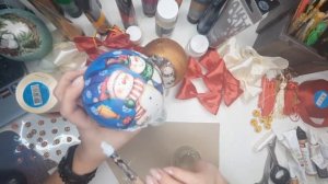 Новогодние шары | ДЕКУПАЖ | Мастер класс